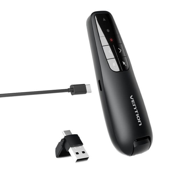 Apresentador Sem Fios VENTION KQPB0 (Sem fios 2,4 GHz - Preto) — miniatura 2