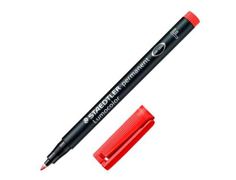 Marcador Permanente STAEDTLER Lumocolor 318 (Vermelho)