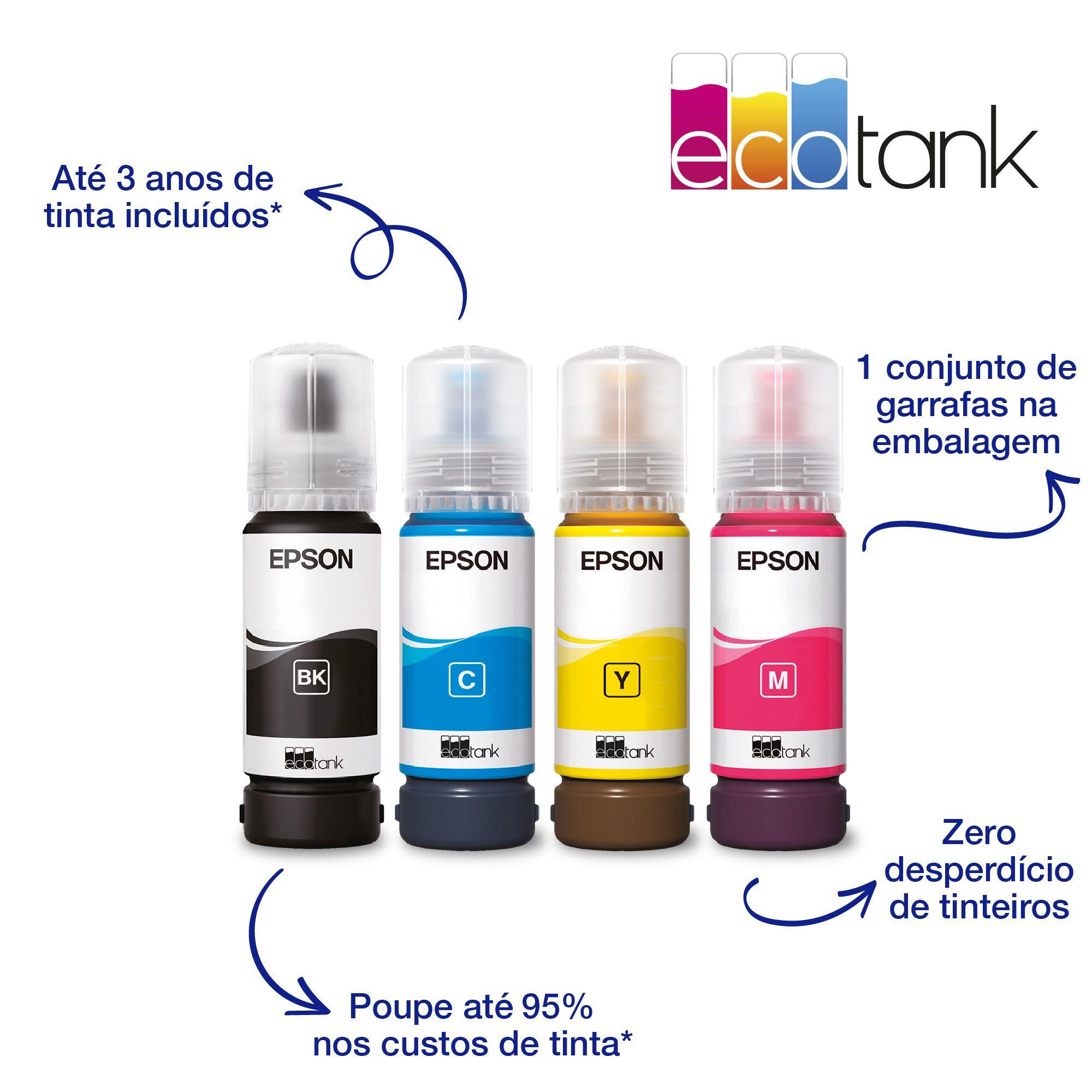 Impressora Multifunções EPSON EcoTank ET-2870 (A4 - Impressão a cores - 100 folhas - Preto) — miniatura 10