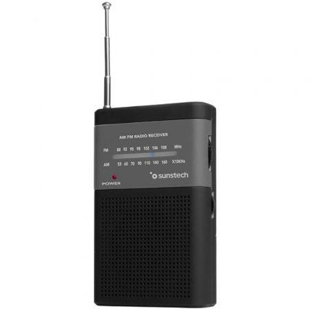 Rádio Portátil SUNSTECH RPS42BLISBK (0,5 W - 3.5 mm - Preto)