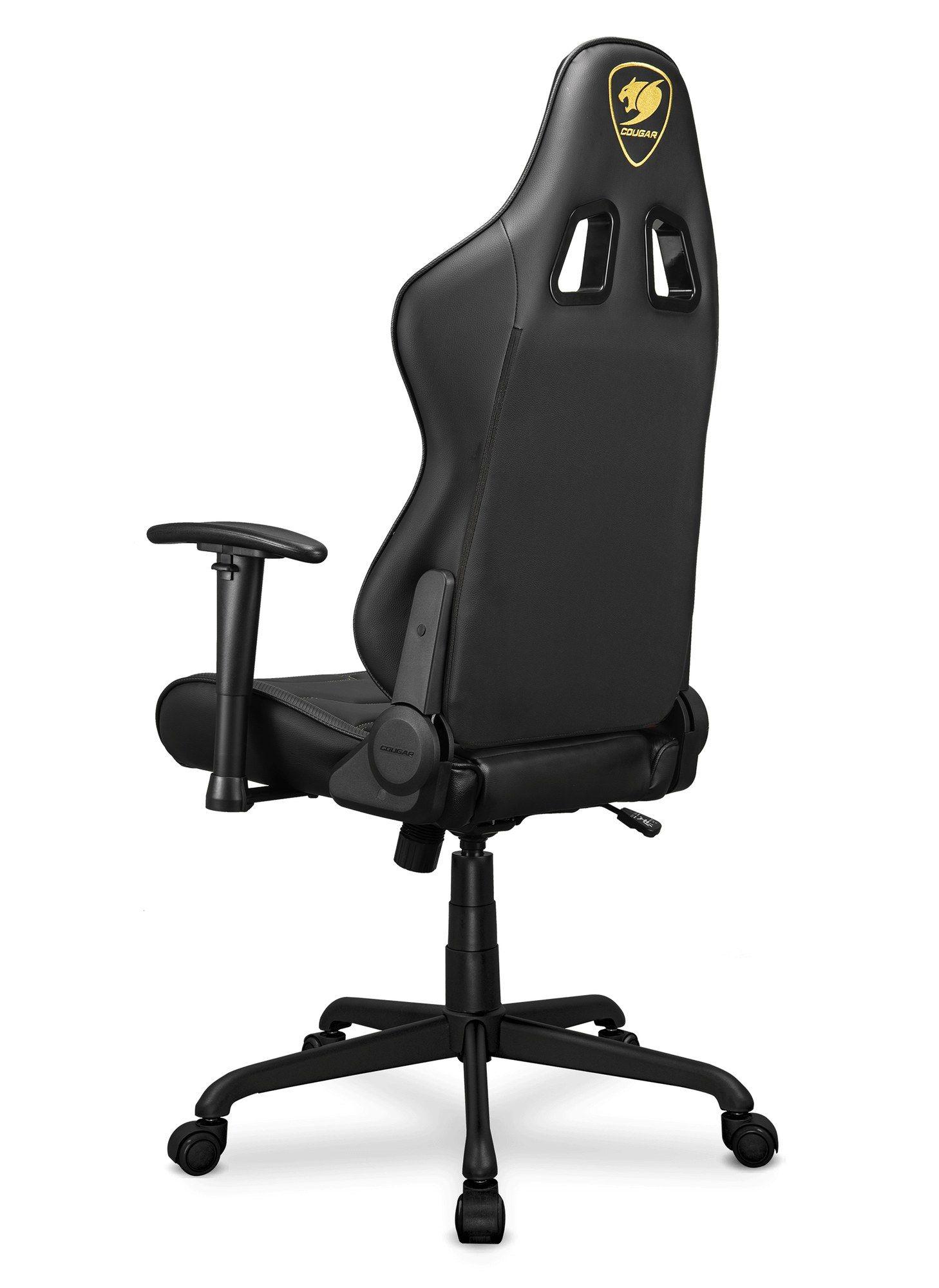Cadeira Gaming COUGAR Armor Elite Royal (120 kg - 133 cm - 90–160° - Preto/Dourado), miniatura 4