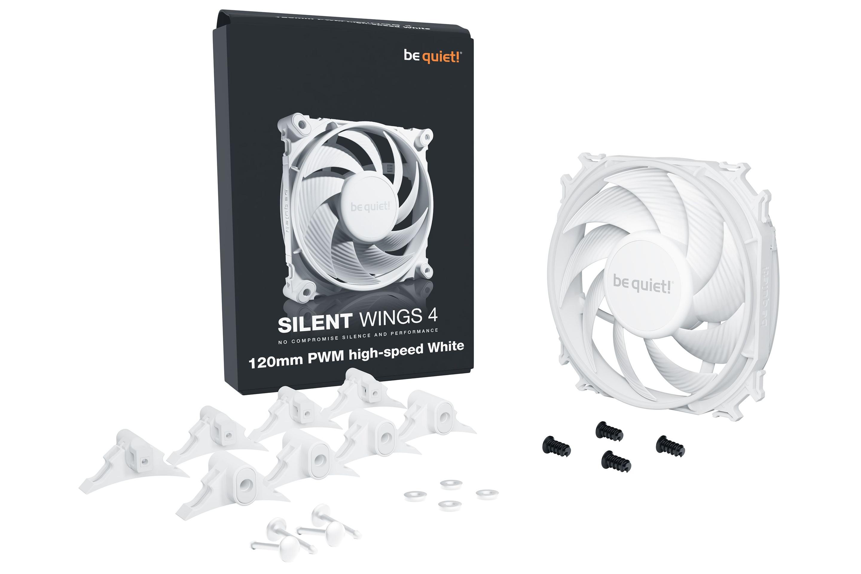 Ventoinha para Caixa de PC BE QUIET! Silent Wings 4 BL115 (Branco), miniatura 4