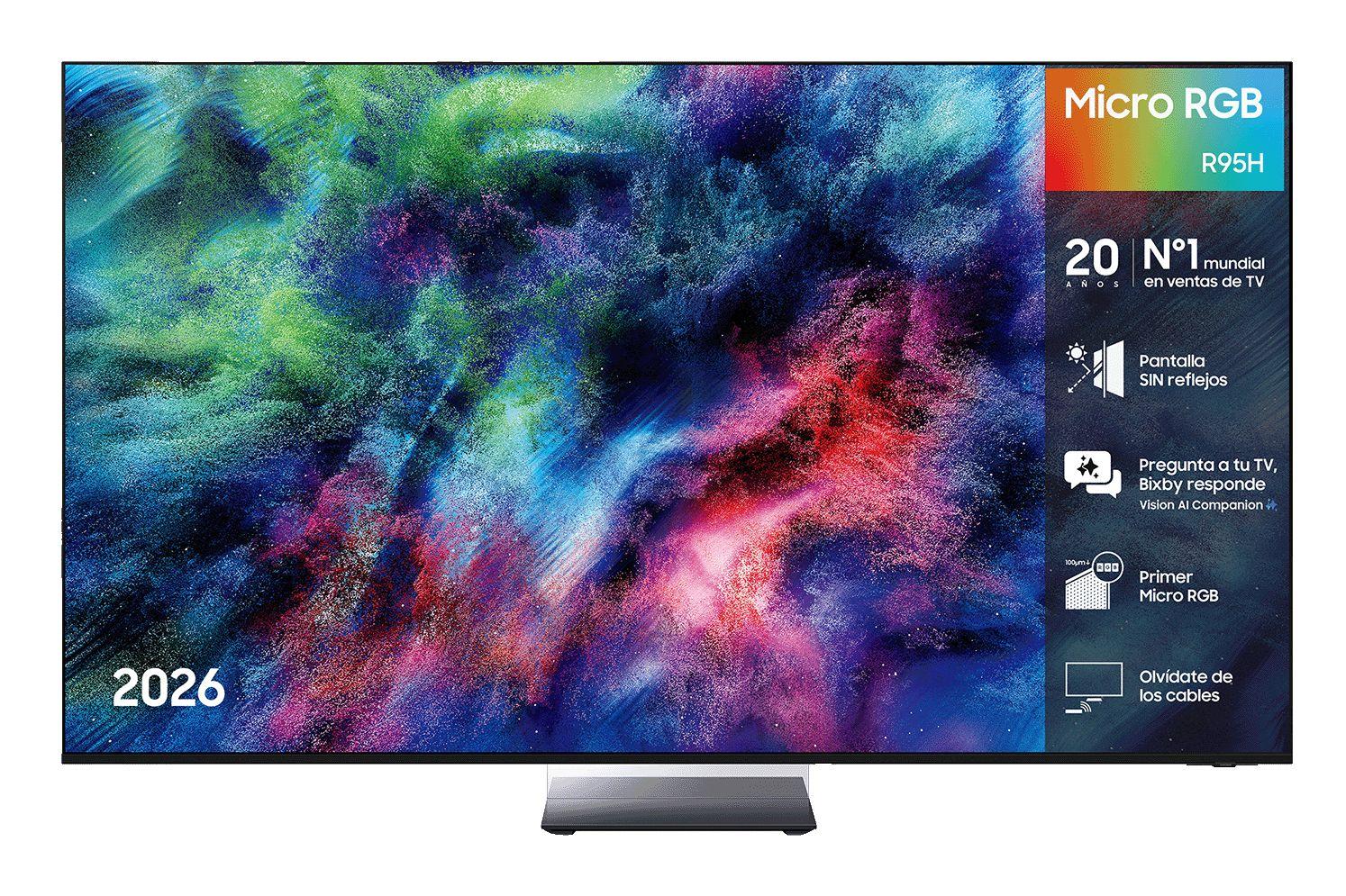 Televisão SAMSUNG TV TMR65R95HATXXC (Micro RGB - 4K Ultra HD - 3840 x 2160 pixels - Preto)