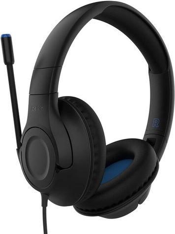 Headset Gaming Infantil BELKIN ENA011hqBK (Binaural - Com fios - Circum-aural - Preto)