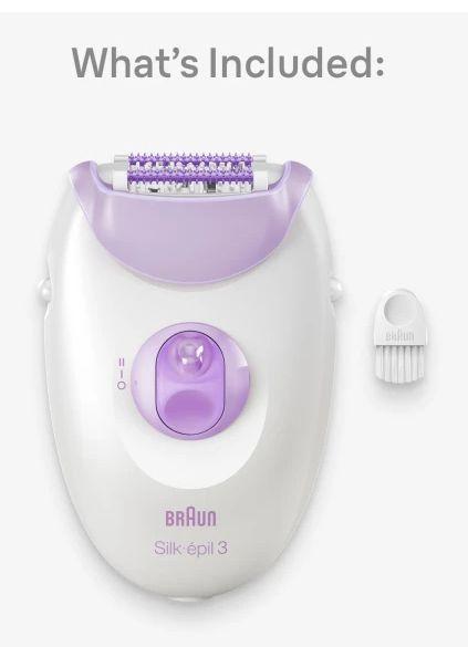 Depiladora BRAUN Silk-épil 3 SE3-000 (Branco e Roxo), miniatura 3