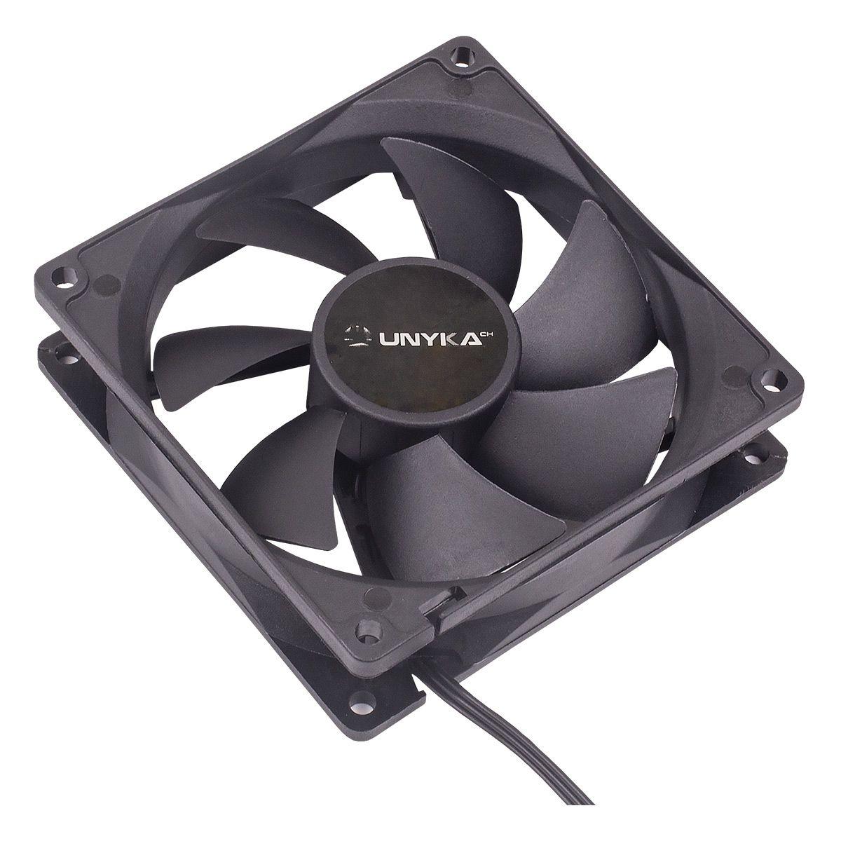 Ventoinha para Caixa PC UNYKACH 51789 (Não suportado - Preto), miniatura 3