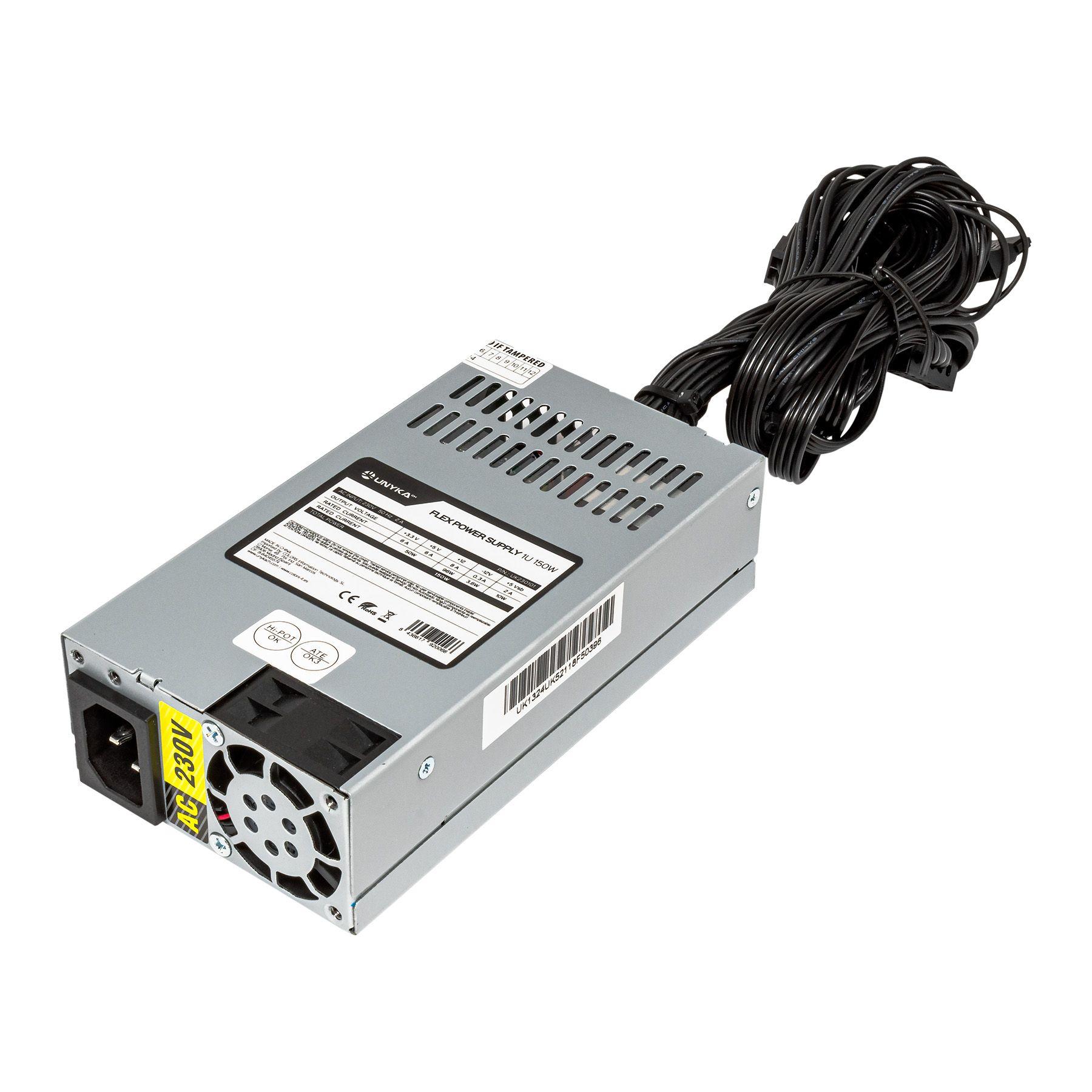 Fonte de Alimentação UNYKACH UK230101 (Flex ATX - 150 W - Prateado) — miniatura 4