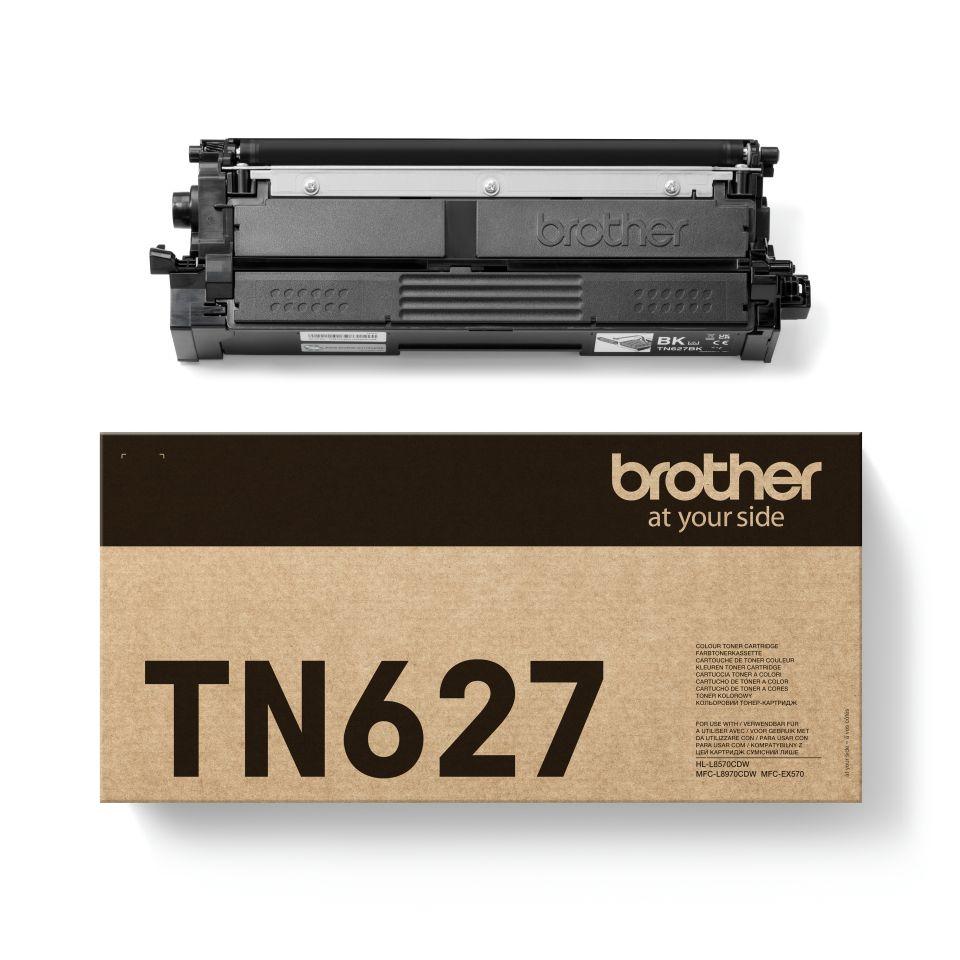 Toner BROTHER TN-627BK (10000 páginas - Preto)