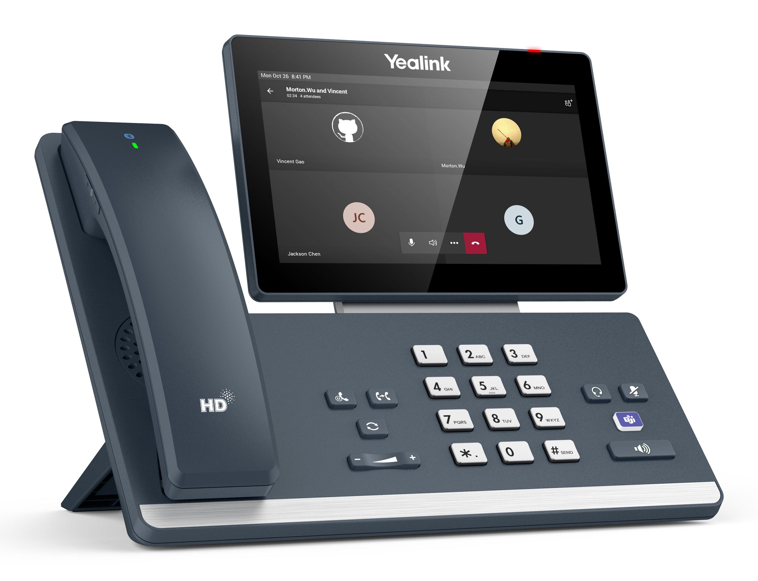 Telefone IP YEALINK MP58-WH-Teams E2 (Android 13 - Cinzento) — miniatura 2
