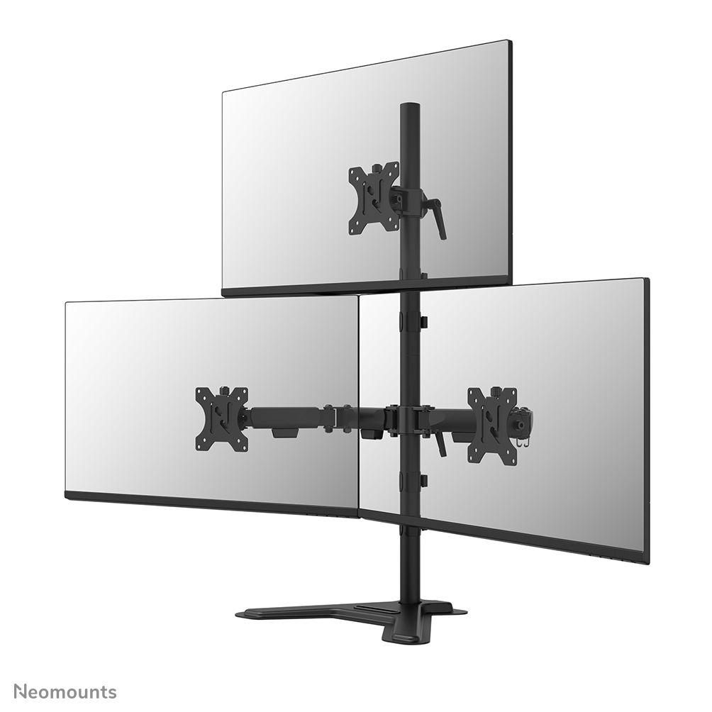 Suporte de Monitor Triplo NEOMOUNTS DS45-600BL2-1 (10-32" - 5 kg por Monitor - Preto)