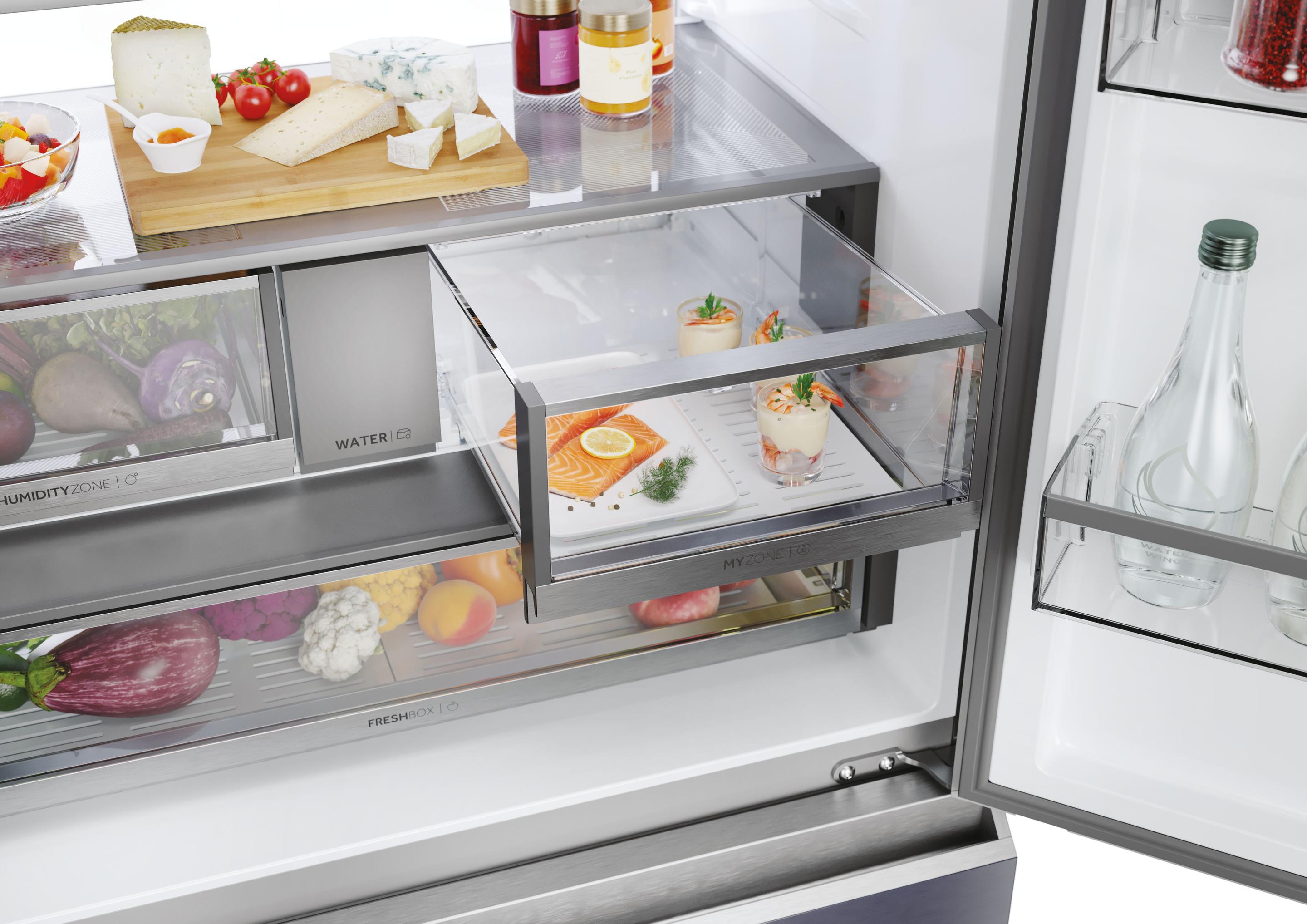 Frigorífico Americano Independente HAIER HFR79F19EFGK (703 L - hOn - 190x90,5x74,8 cm - Inox), miniatura 10