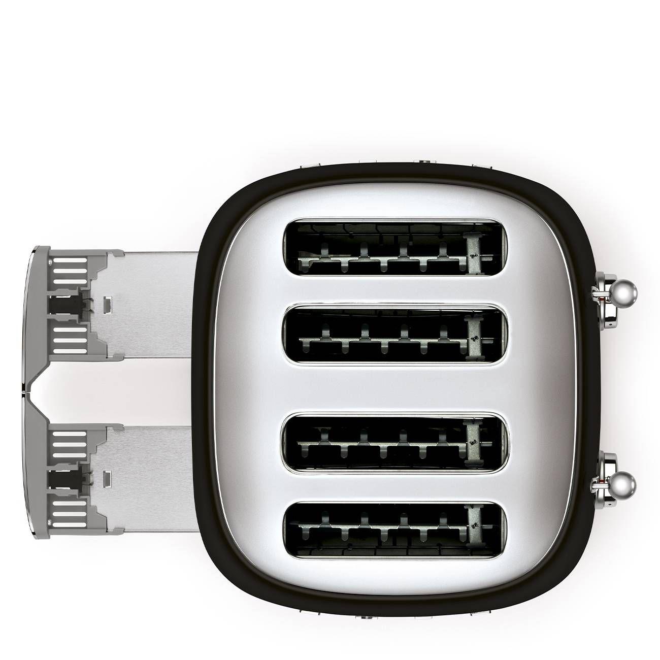 Torradeira SMEG TSF03BLEU (2000 W - 4 fatias - Aço inoxidável - Preto), miniatura 5
