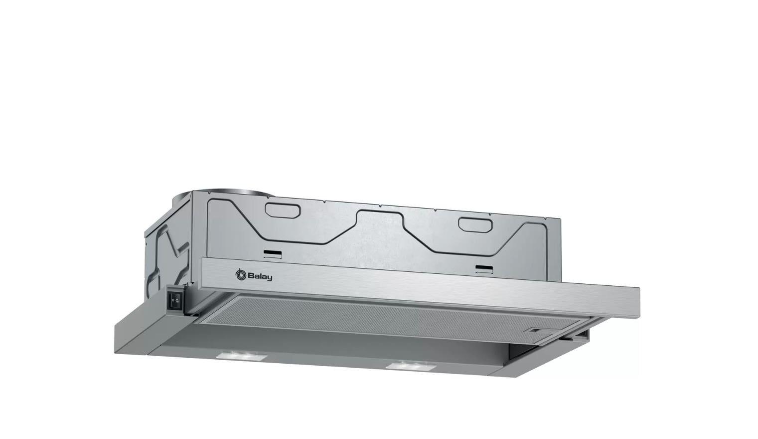 Exaustor Telescópico Encastre BALAY 3BT264MX (Altura 16,2 cm - 60 cm - 29 cm - Inox)