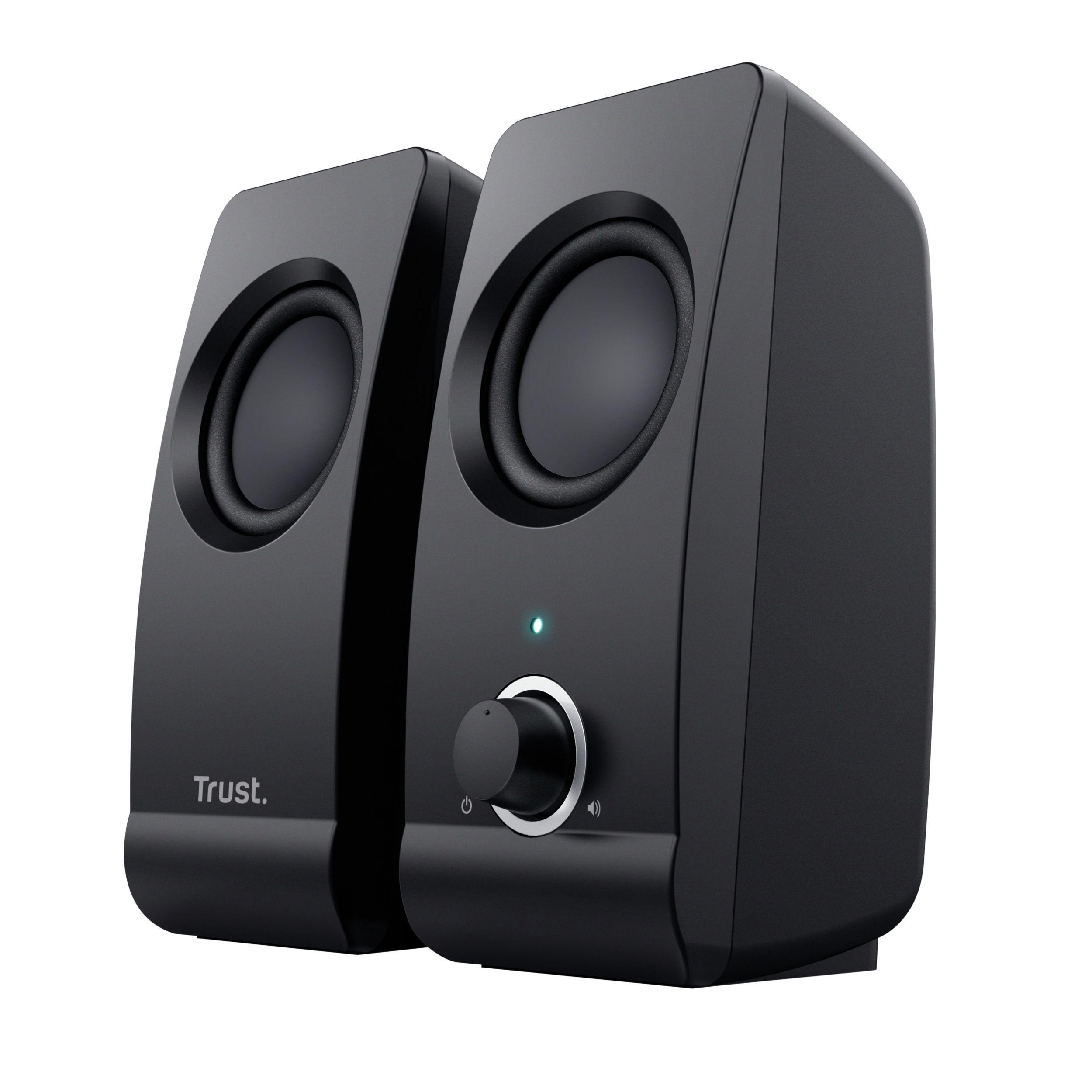 Colunas TRUST Remo 2.0 (Com fios - 8 W - 2.0 canais - Preto)