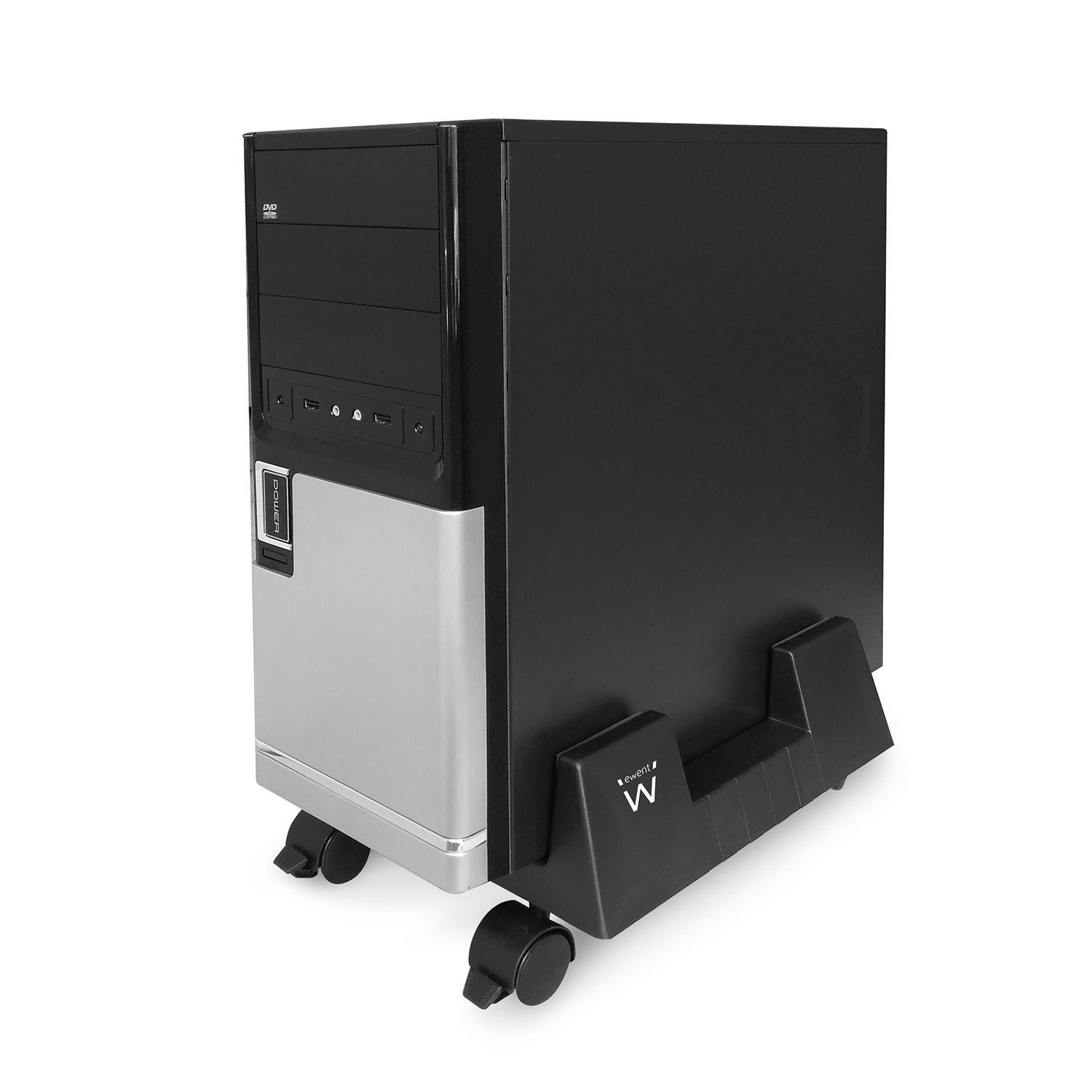 Suporte com Rodas para Torre PC EWENT EW1290 (Sintéticos ABS - Preto)