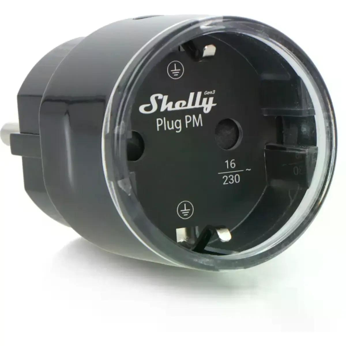 Medidor de Consumo SHELLY Plug PM Gen3 (Preto) — miniatura 3