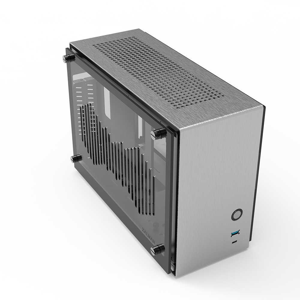 Caixa Mini-ITX ZALMAN M2 Mini (Mini-ITX - SFX - Mini-Torre - Prateado) — miniatura 5