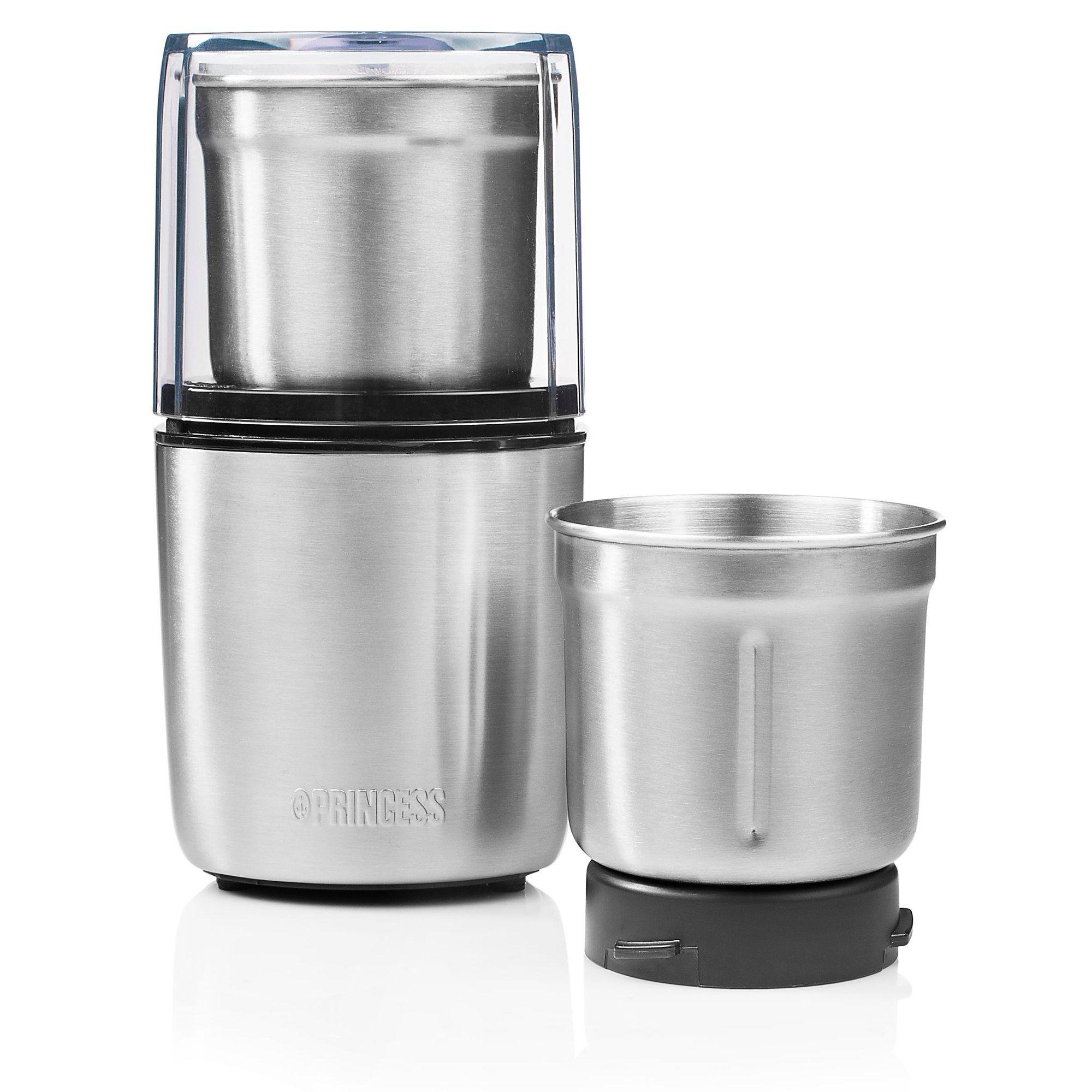Picadora e Moinho PRINCESS 221040 (200 W - 0,19 L - Aço inoxidável - Preto e Aço Inoxidável), miniatura 4