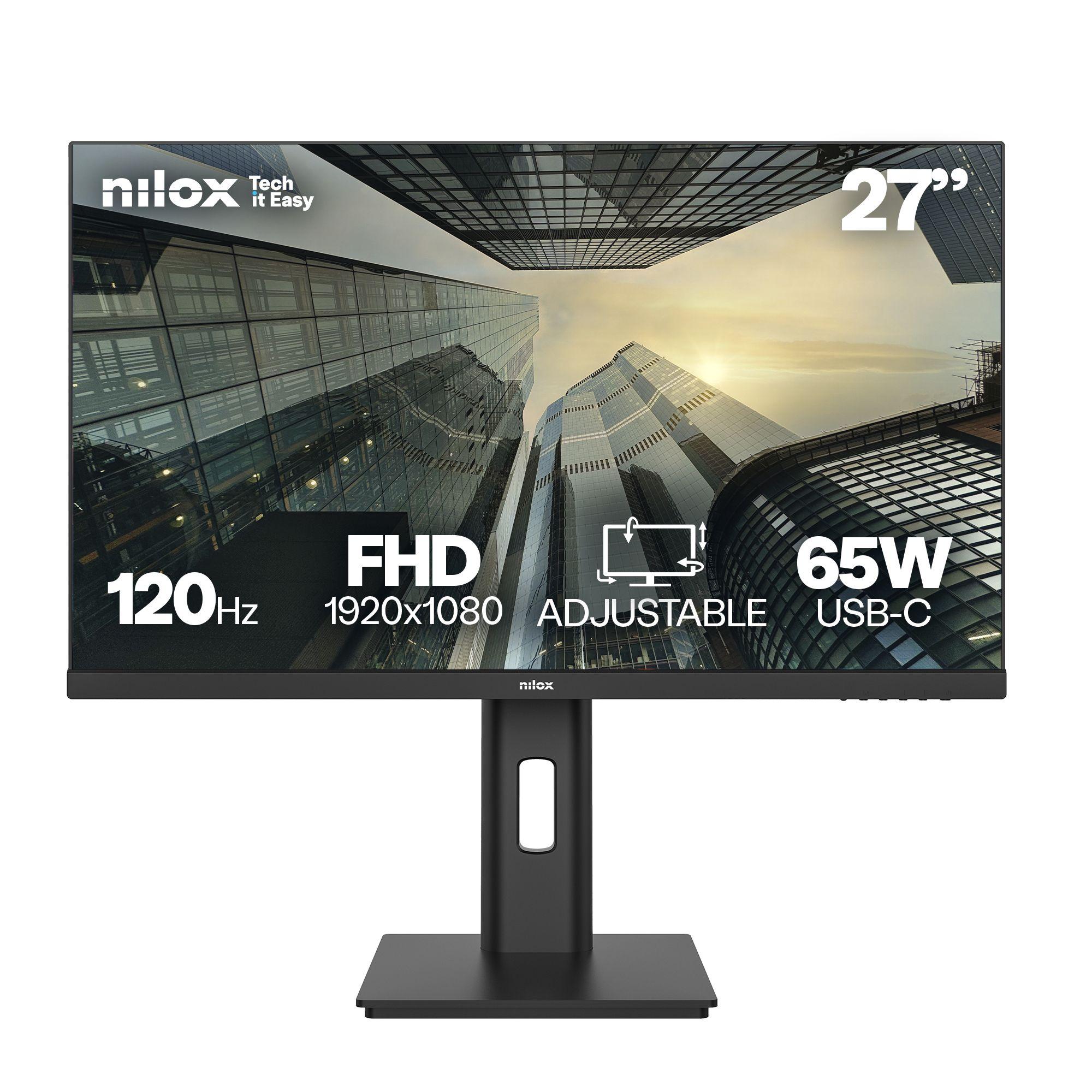 Monitor NILOX NXM27REG12065 (27" - IPS - 120 Hz - Preto)