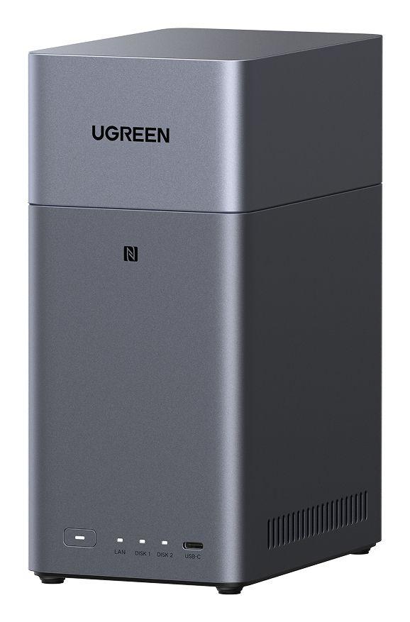 NAS UGREEN NASync DH2300 (4 GB - 2 baias - Cinzento)
