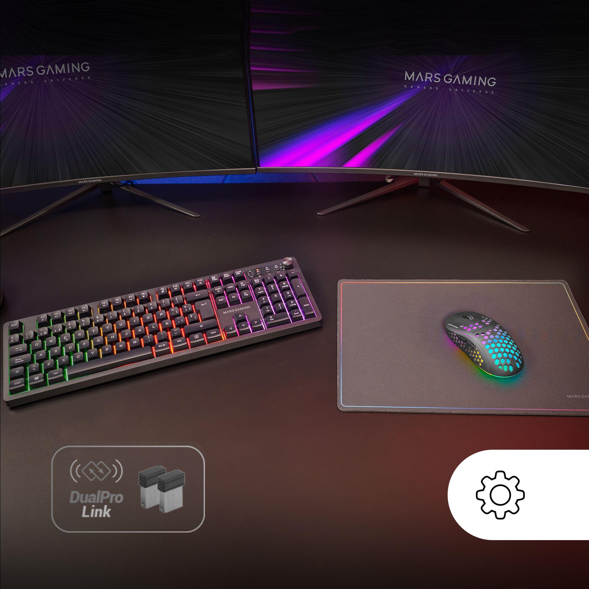 Conjunto Gaming MARS GAMING MCPWXPT (Português - Interruptor de membrana - Tamanho completo - Preto) — miniatura 11
