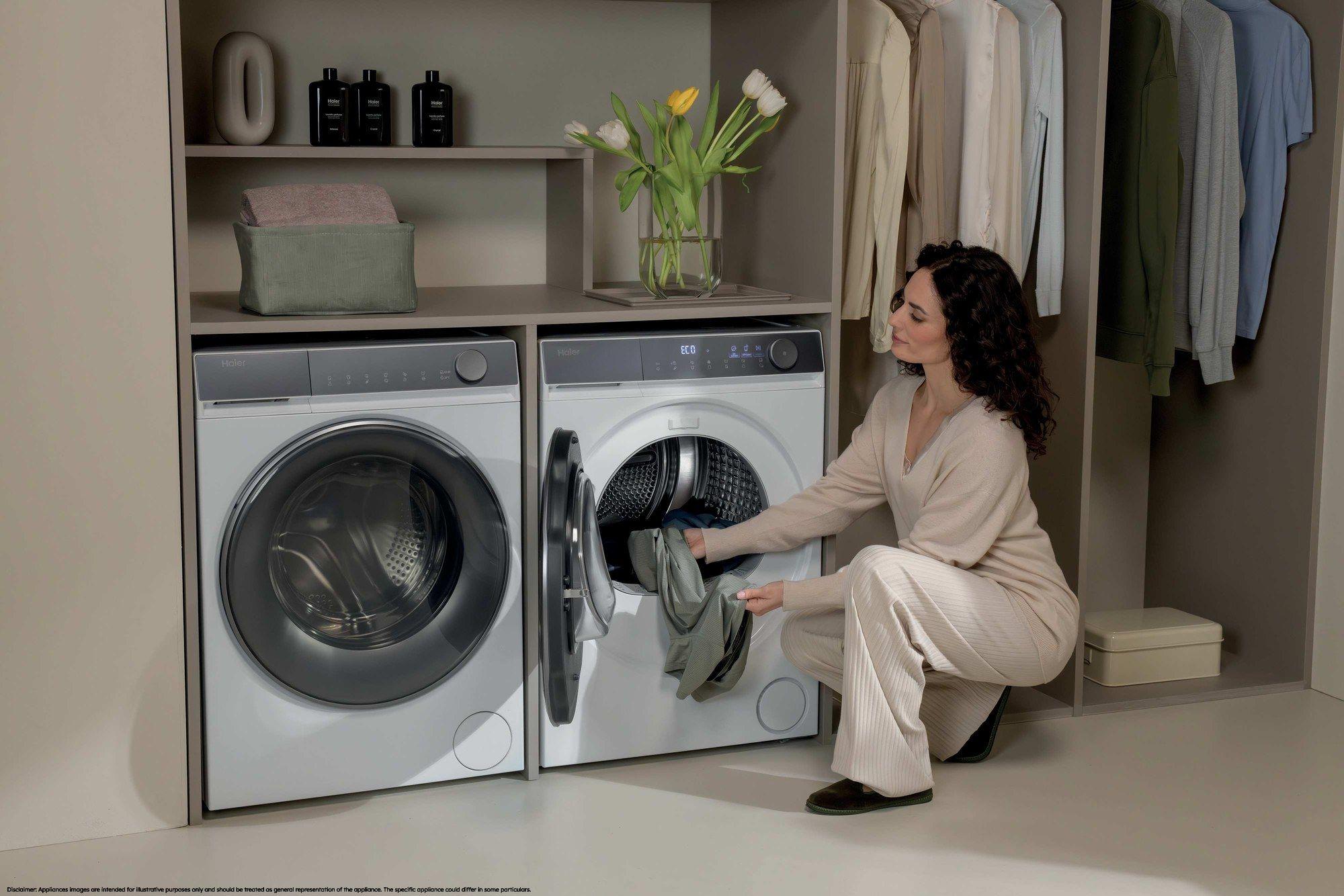 Máquina de Secar Roupa Independente HAIER HD100C367AU1S (10 kg - Bomba de calor - Esquerdo - Branco) — miniatura 16