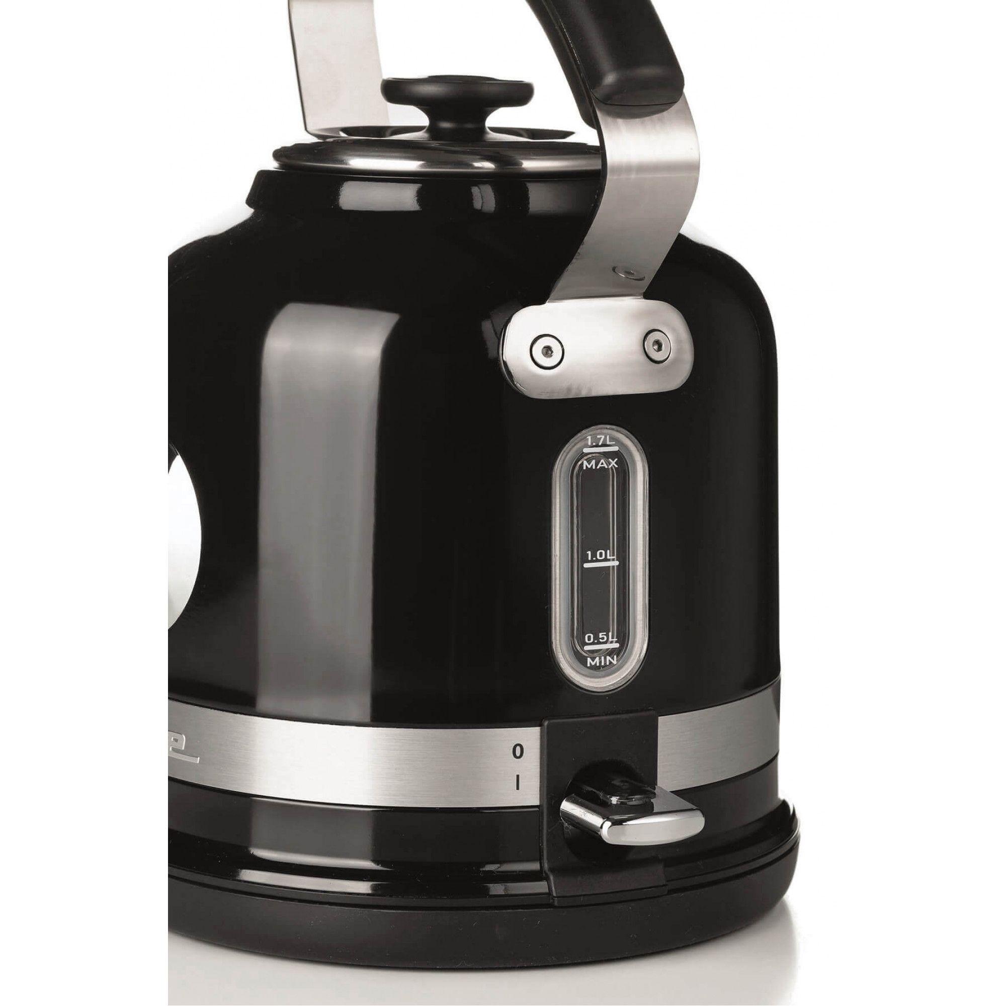 Jarro Elétrico ARIETE Moderna 2854/02 (2000 W - 1,7 l - Aço inoxidável - Preto), miniatura 6