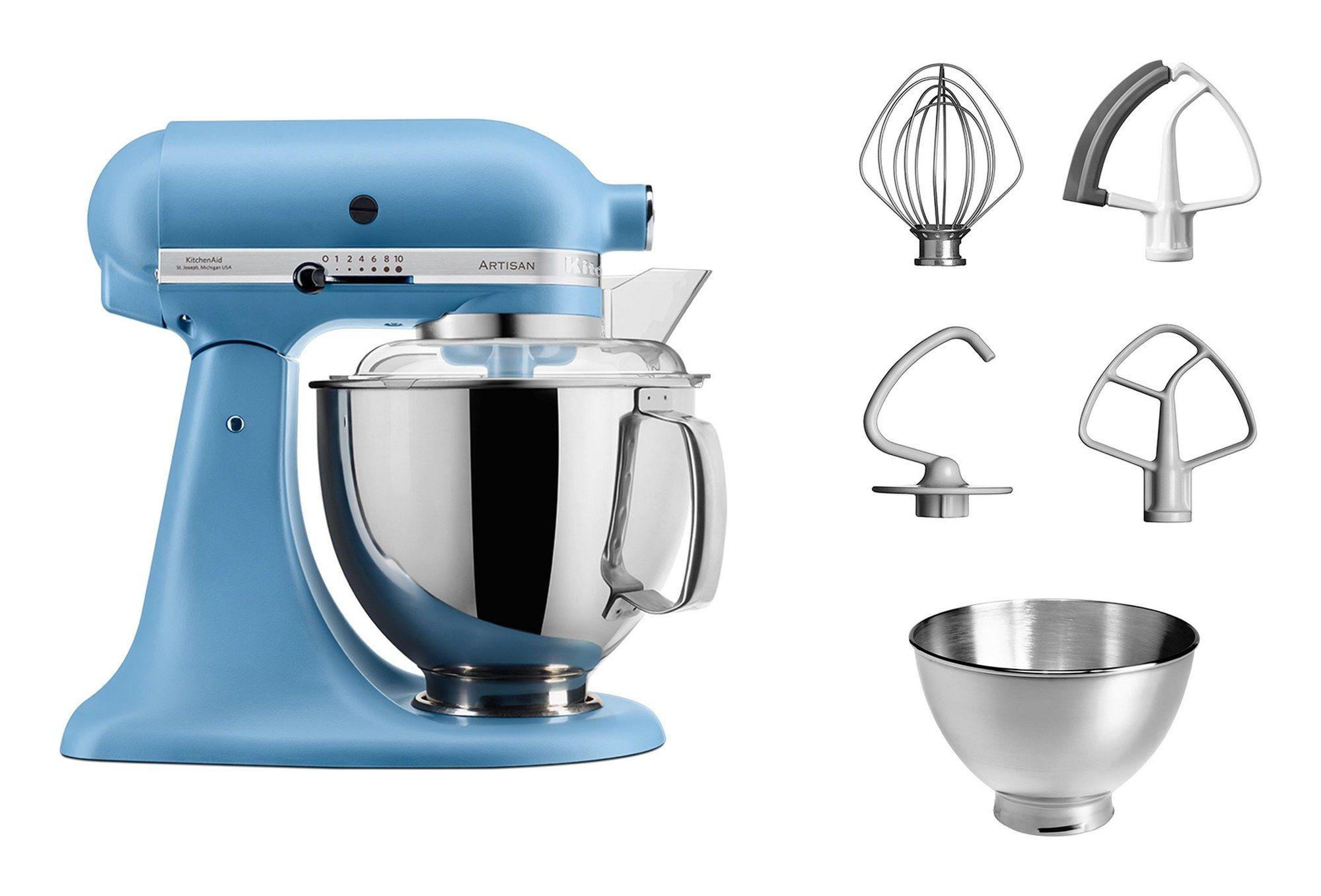 Batedeira KITCHENAID Artisan 5KSM175PSEVB (300 W - 220 RPM - 4,7 l - Azul) — miniatura 2
