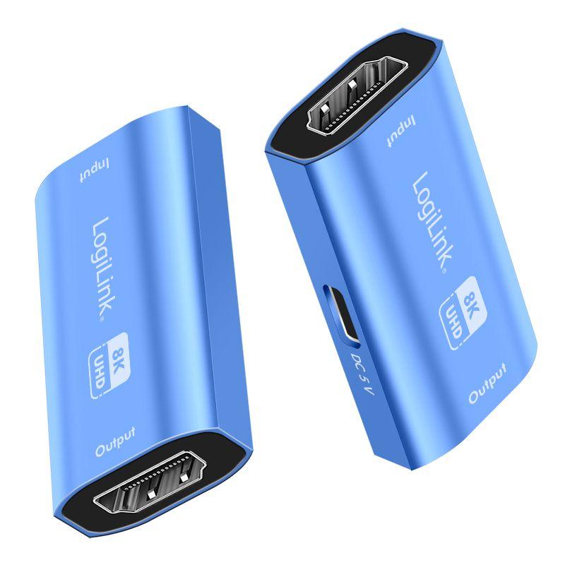 Repetidor HDMI LOGILINK HD0064 (8K a 60 Hz - Azul), miniatura 2