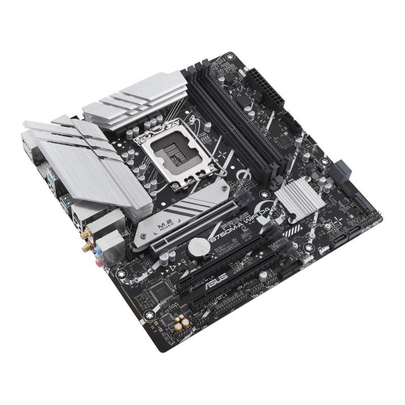 Motherboard ASUS PRIME B760M-A WIFI D4 (LGA 1700 - Micro ATX - Duplo canal), miniatura 4