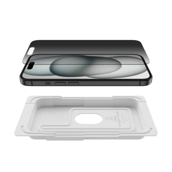 Película de Proteção de Ecrã BELKIN OVA147ZZ (Smartphone - 6,1" - Vidro temperado - Preto) — miniatura 4