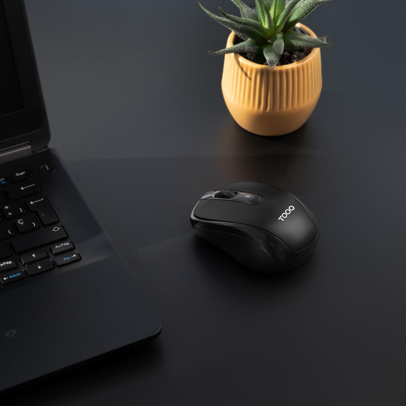 Rato TOOQ TQMW-1103-B (Ambidestro - 1600 DPI - Ótico - Preto), miniatura 4