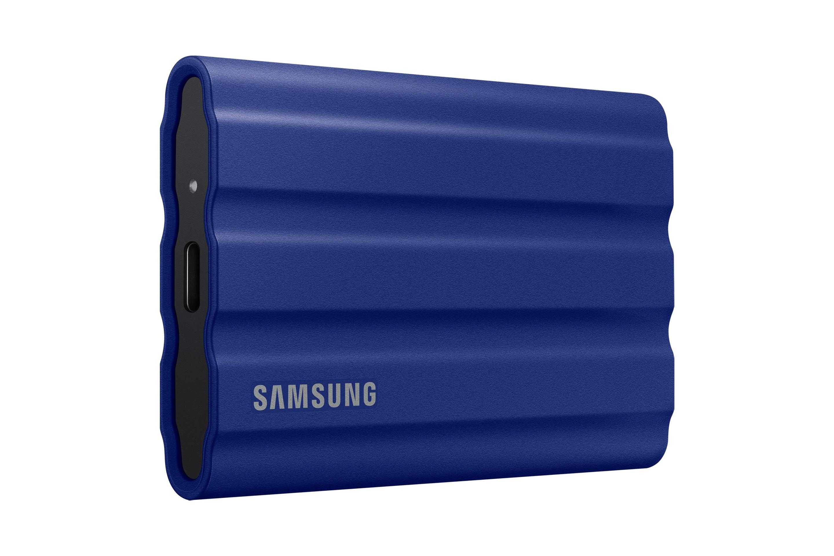 SSD Externo SAMSUNG T7 Shield (2 TB - USB 3.2 Gen 2 - USB Tipo C - Azul) — miniatura 2