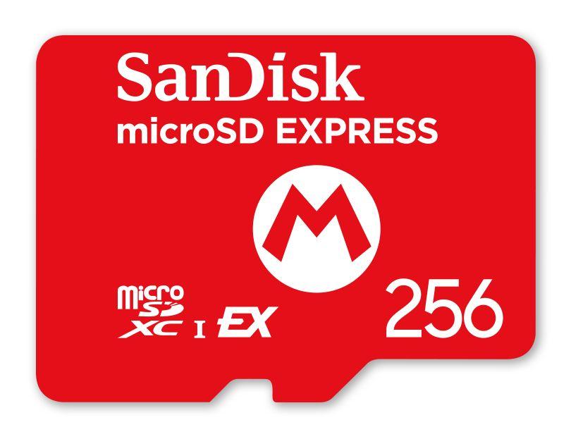 Cartão de Memória SANDISK Nintendo Switch 10016157 (256GB - 880 MB/s - Vermelho)