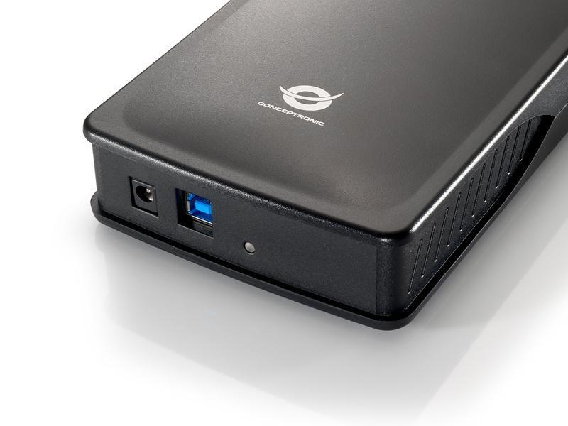 Caixa Externa para Disco Rígido CONCEPTRONIC CHD3DUSB3 (3.5" - SATA, Serial ATA II - Preto) — miniatura 5
