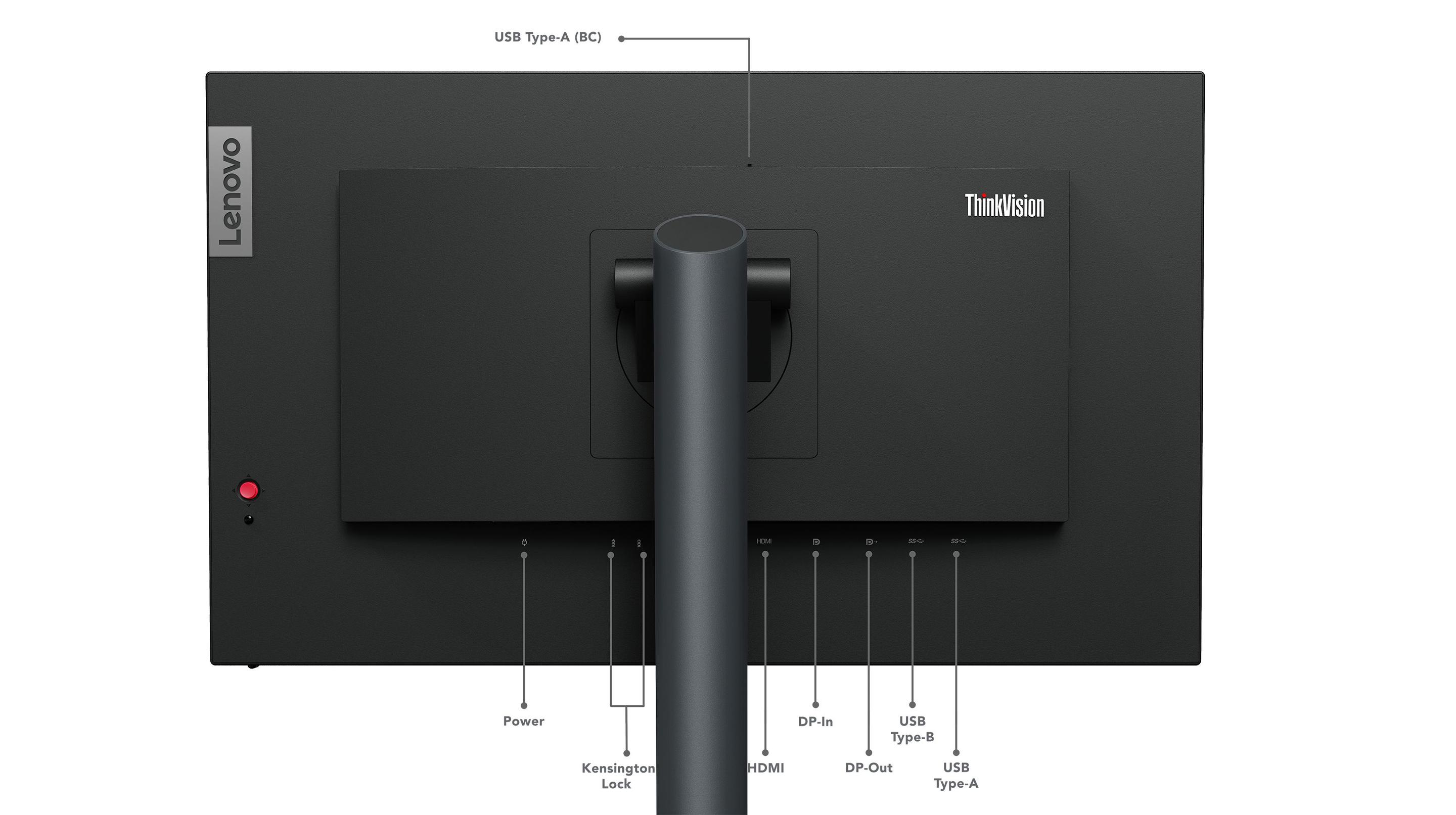 Monitor LENOVO ThinkVision P24q-30 (23,8" - IPS - 60 Hz - Preto) — miniatura 10