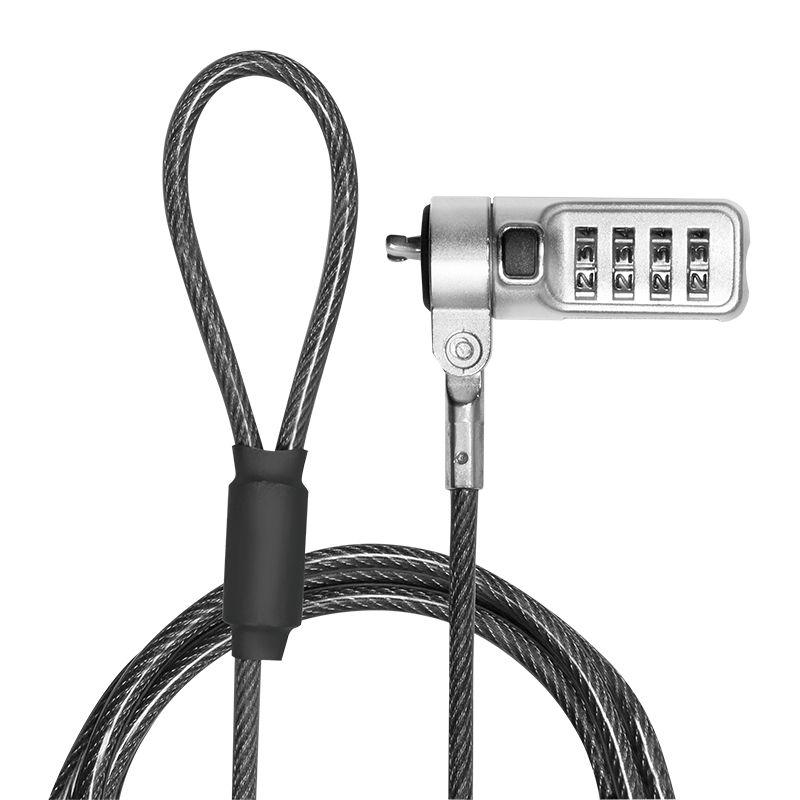 Cadeado Antirroubo LOGILINK NBS010 (Noble Lock - Combinação de 10000 - Preto e Prateado), miniatura 2