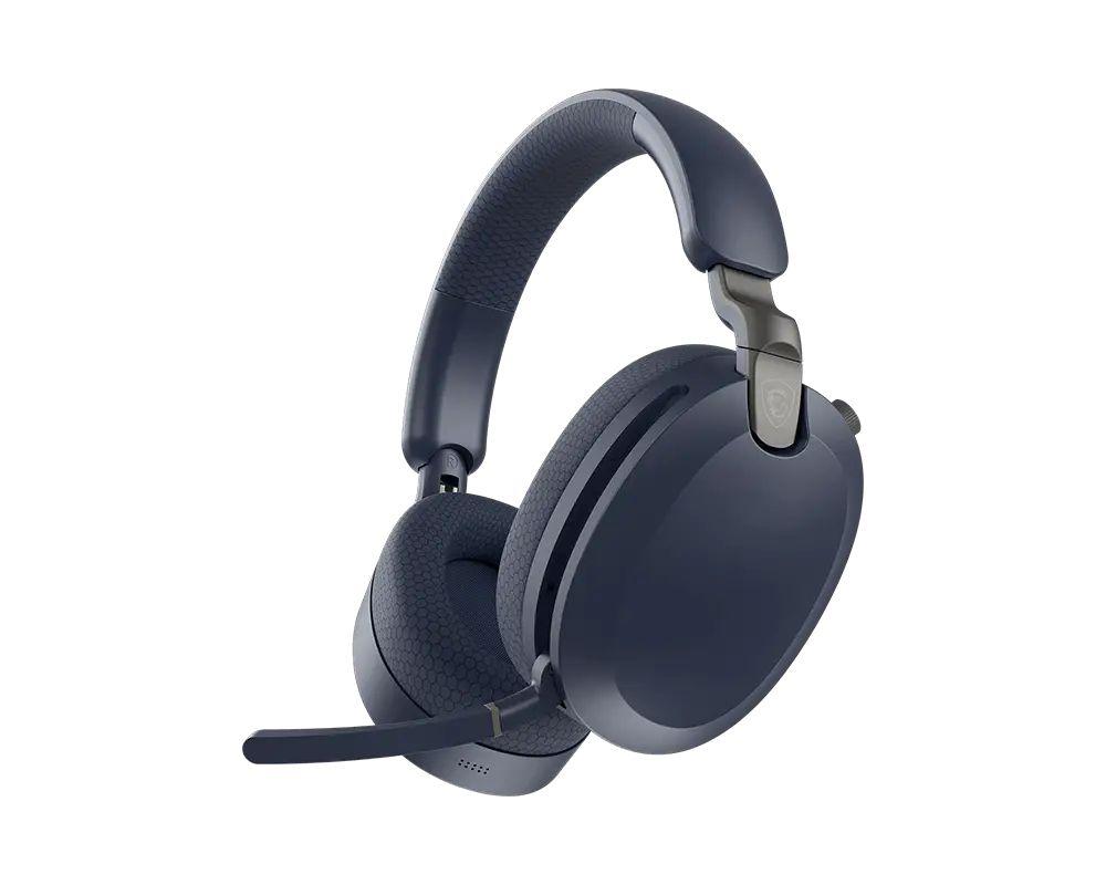Headset Gaming MSI MAESTRO 500 Wireless (Binaural - Sem fios - Supra-aural - Azul) — miniatura 2