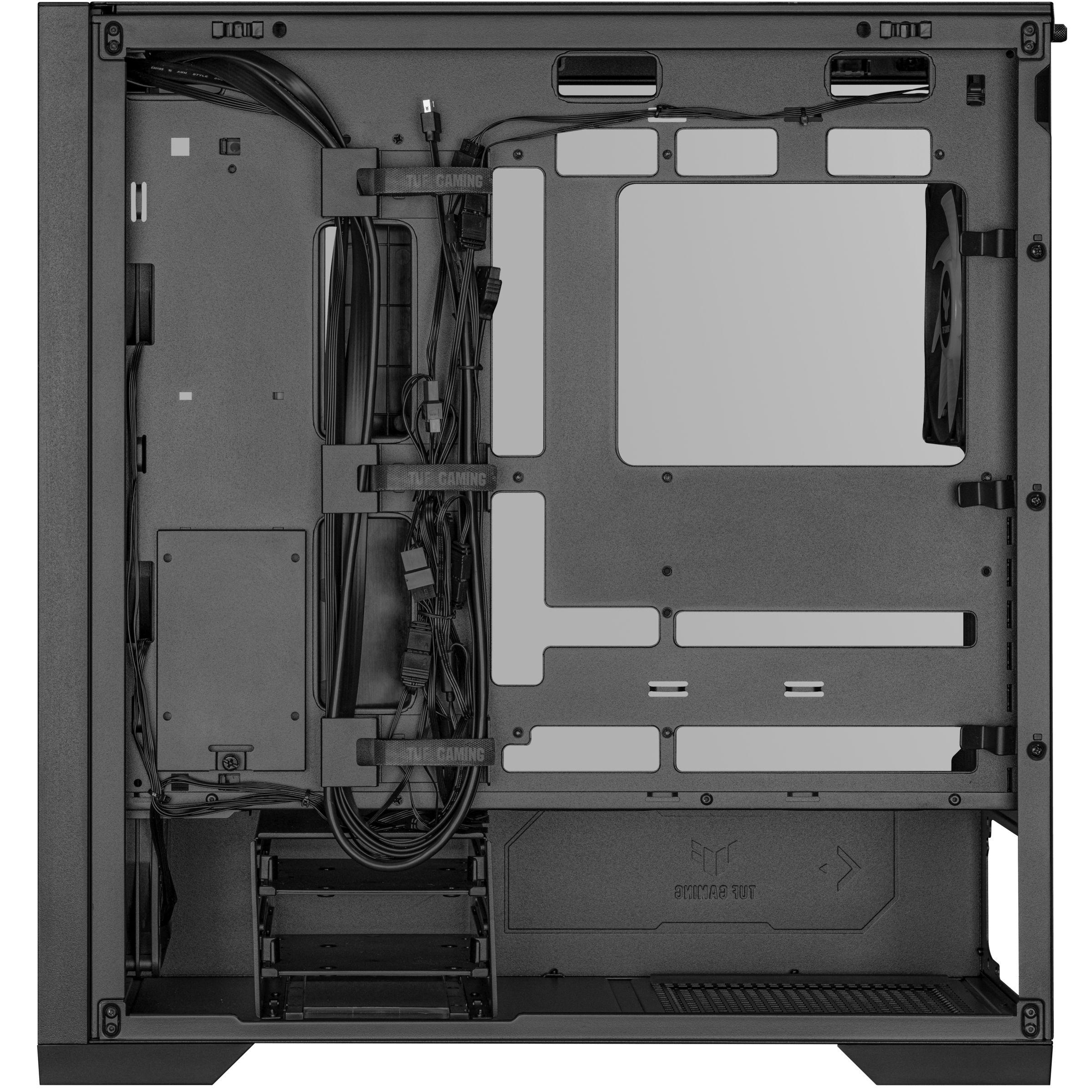 Caixa PC ASUS TUF Gaming GT302 TG ARGB (EATX, ATX, micro ATX, Mini-ITX - ATX, SFX, SFX-L - Midi Tower - Preto), miniatura 5