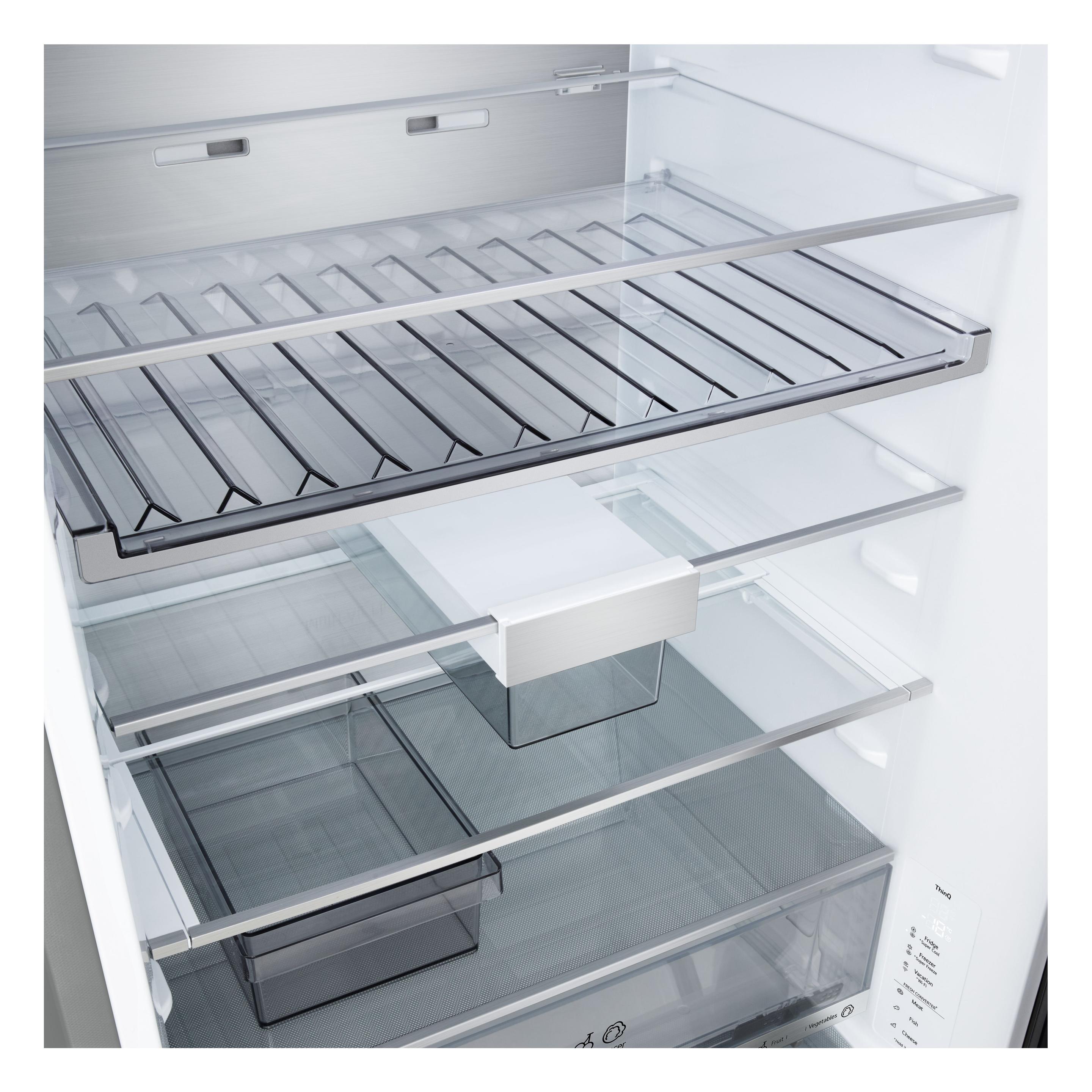 Frigorífico Combinado Independente LG GBBW726CMB (465 l - 203x69,7x70,4 cm - 70 cm - Prateado) — miniatura 6