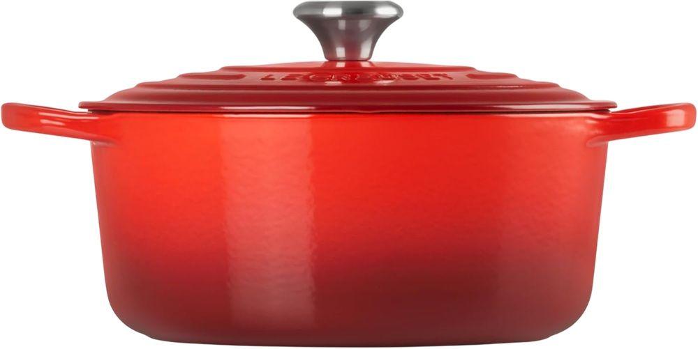 Tacho Redondo LE CREUSET Signature 21177260602430 (Ferro fundido - 26 cm - Vermelho) — miniatura 4