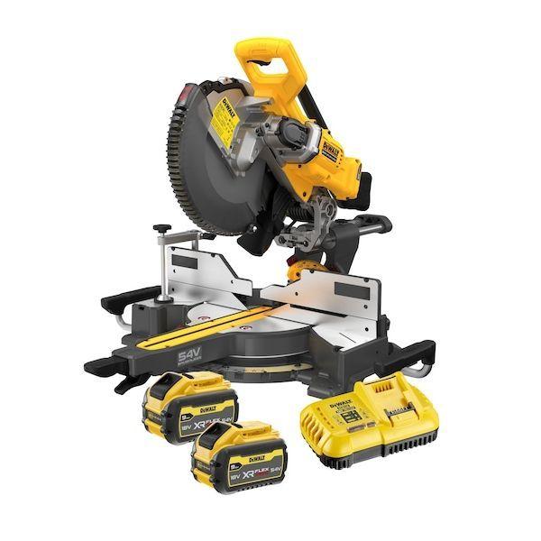 Serra de Esquadria DEWALT DCS781X2-QW (54 V)
