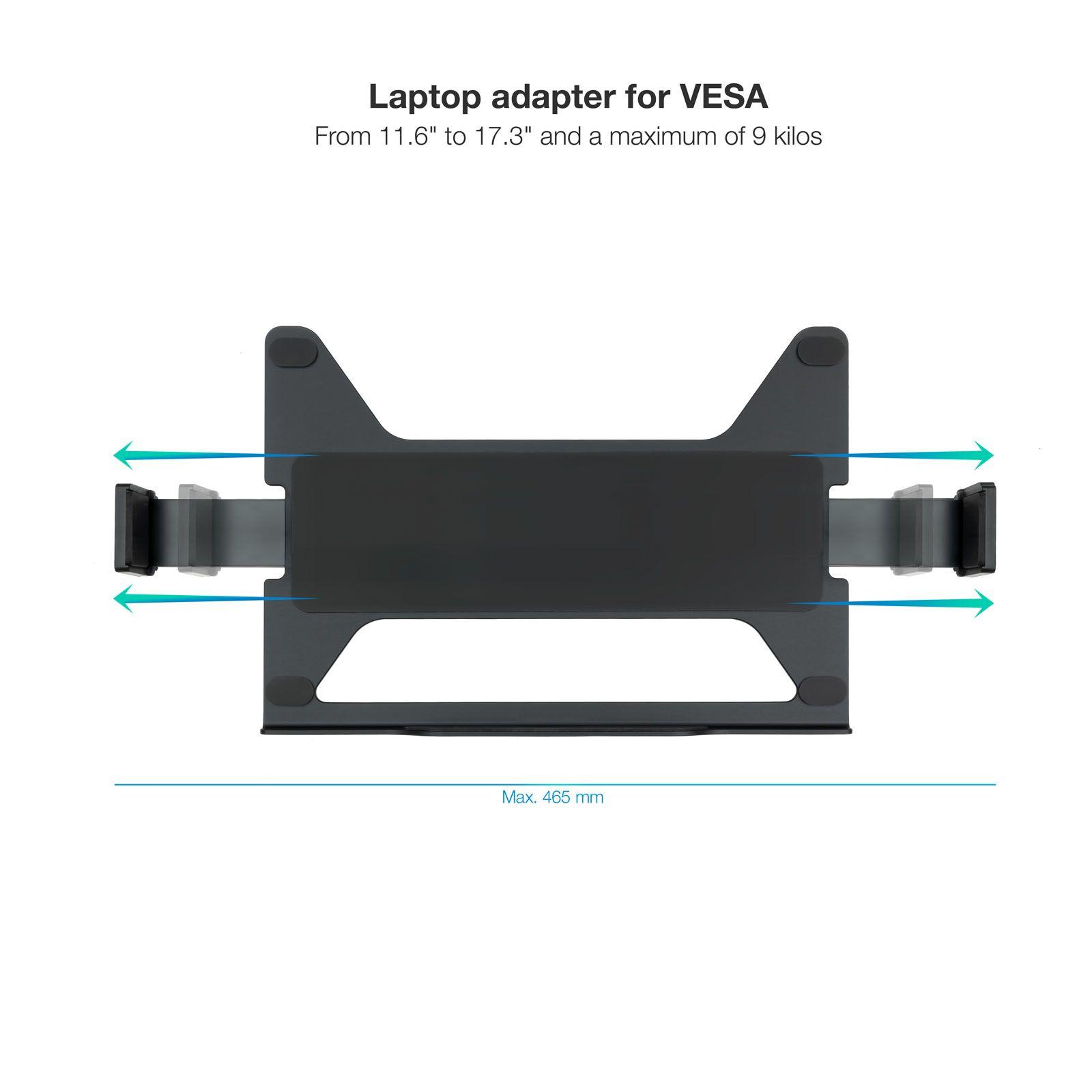 Suporte para Portátil TOOQ TQLH1117-B (43,9 cm - Preto) — miniatura 2