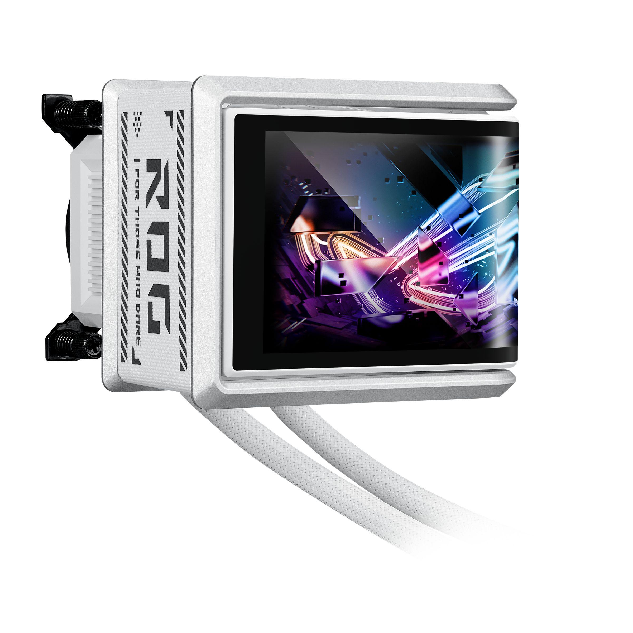Sistema de Refrigeração Líquida Tudo-em-Um ASUS ROG RYUO IV 360 ARGB WHT (12 cm - 2200 RPM - Multi - Branco) — miniatura 5