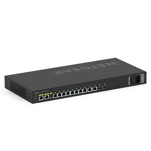 Switch NETGEAR GSM4212P (12 Portas - Gigabit Ethernet - 16 MB - Preto)