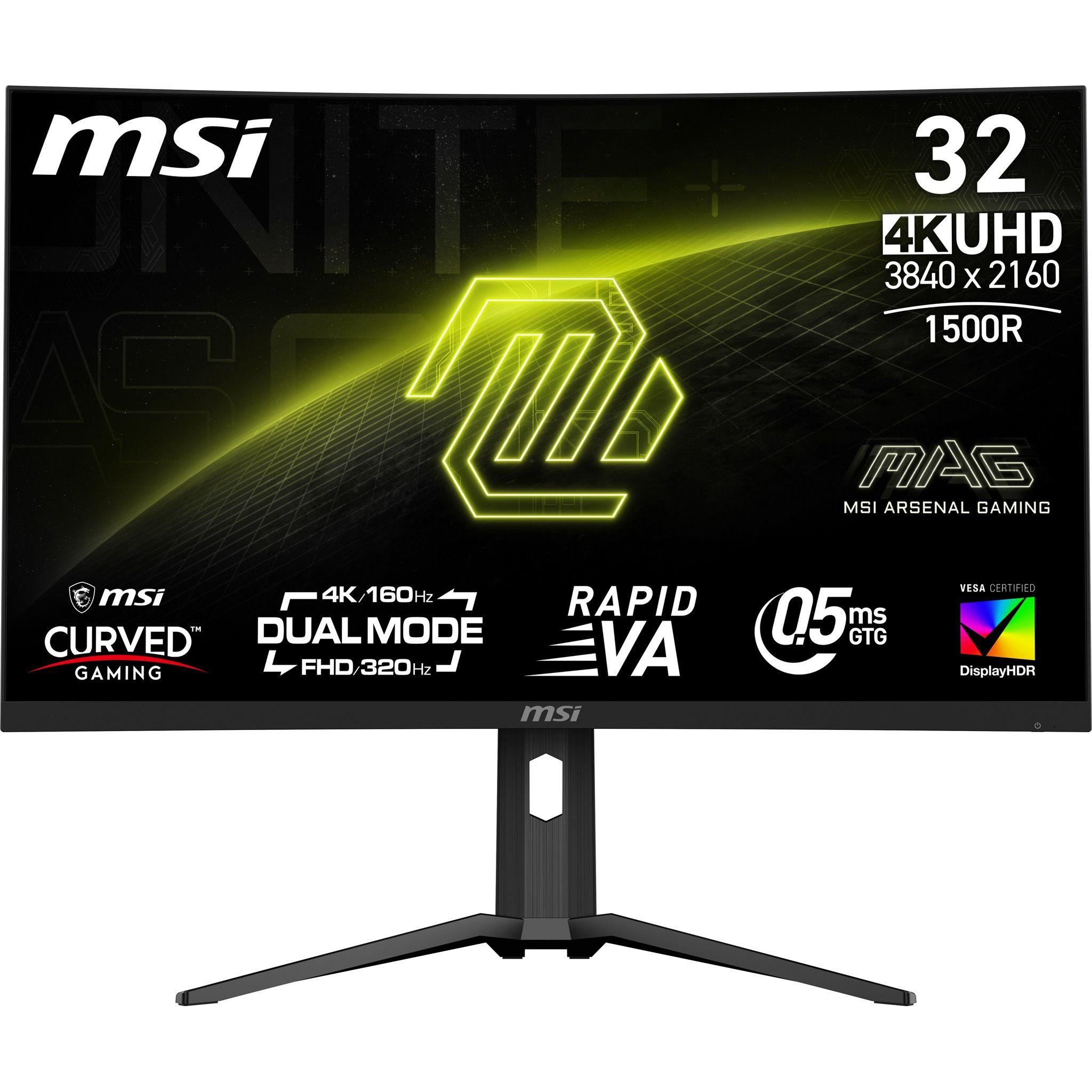 Monitor MSI MAG 321CUPDFDE (31,5" - VA - 160 Hz - Preto)