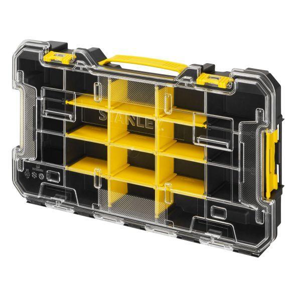 Organizador STANLEY FATMAX PRO-STACK FMST17838-1 (ABS - 43 cm - Preto/Transparente), imagem 1