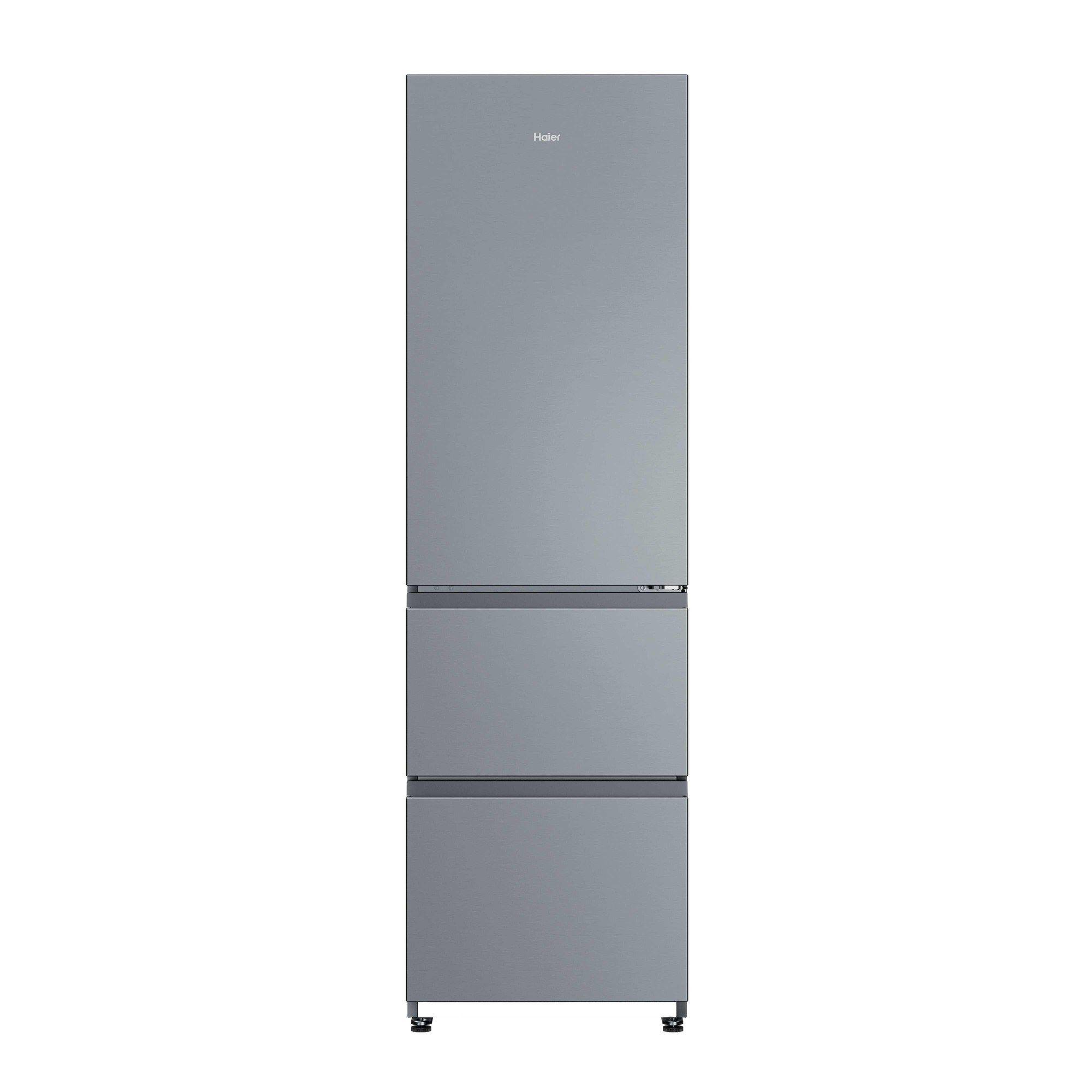 Frigorífico Combinado Independente HAIER HTR3518DNMX (303 L - 185x54,5x62,2 cm - 185 cm - Inox)