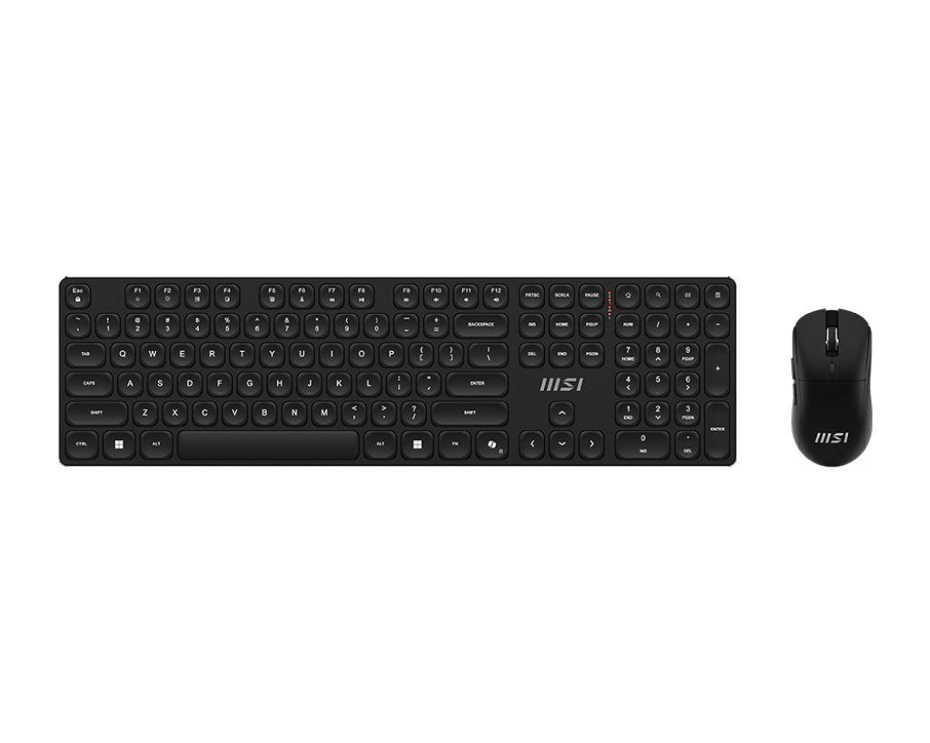 Teclado MSI FORGE K210 (DE - Interruptor de chave mecânico - Tamanho completo - Preto)