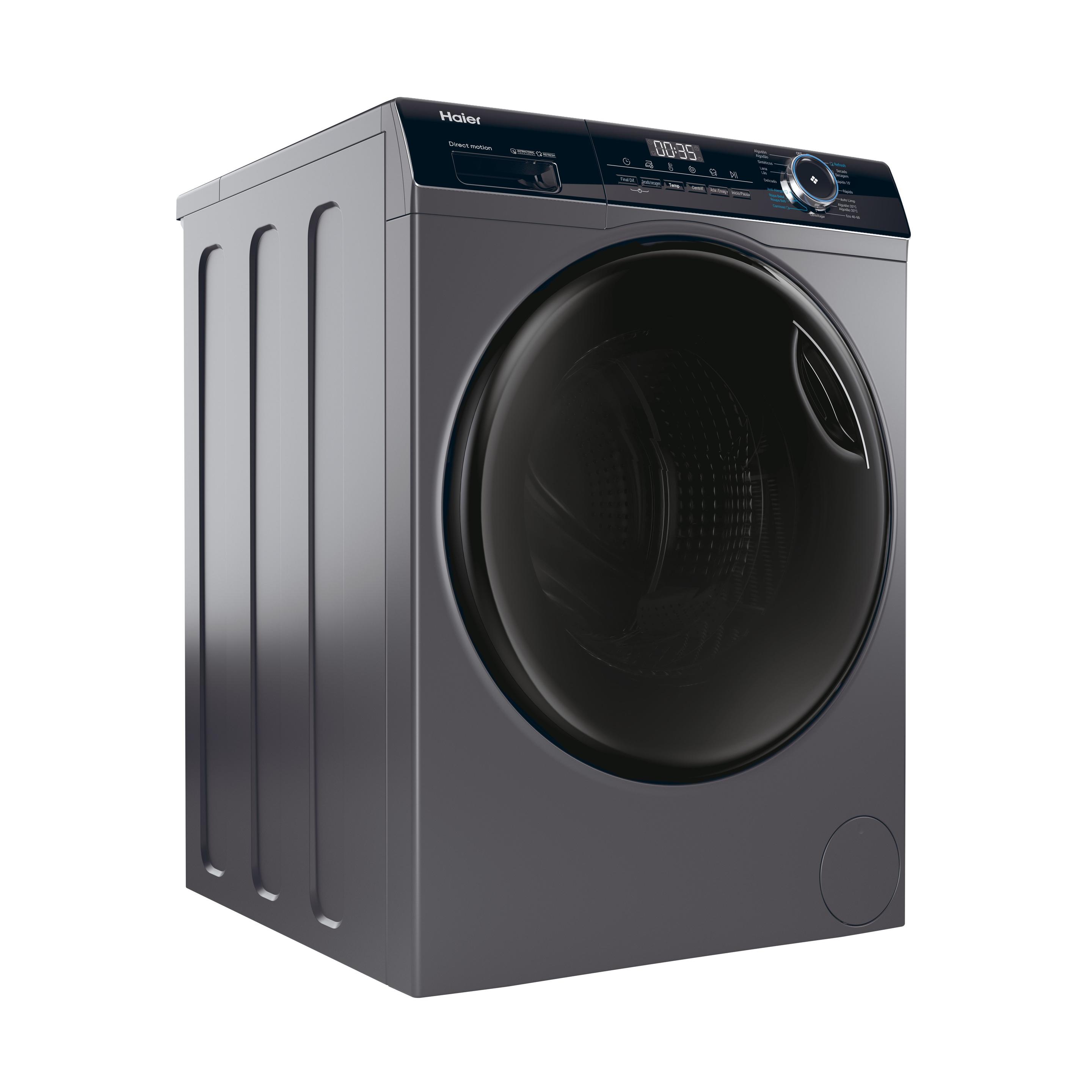Máquina de Lavar e Secar Roupa Independente HAIER HWD80B14939S8IB (B - 8 kg - 5 kg - Antracite) — miniatura 3